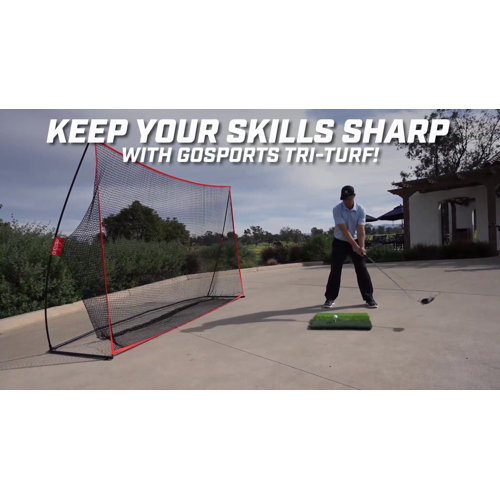 GoSports TriTurf XL Golf Practice Hitting Mat & Reviews Wayfair